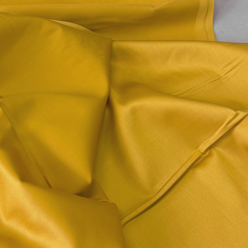 Mustard Yellow Cotton Sateen (2 3/8 yds)